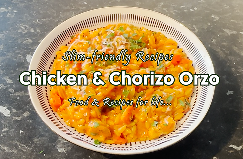 Creamy Chicken & Chorizo Orzo
